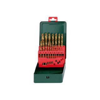 METABO set svrdala HSS-TIN za metal 1-10 mm, 19-dijelni