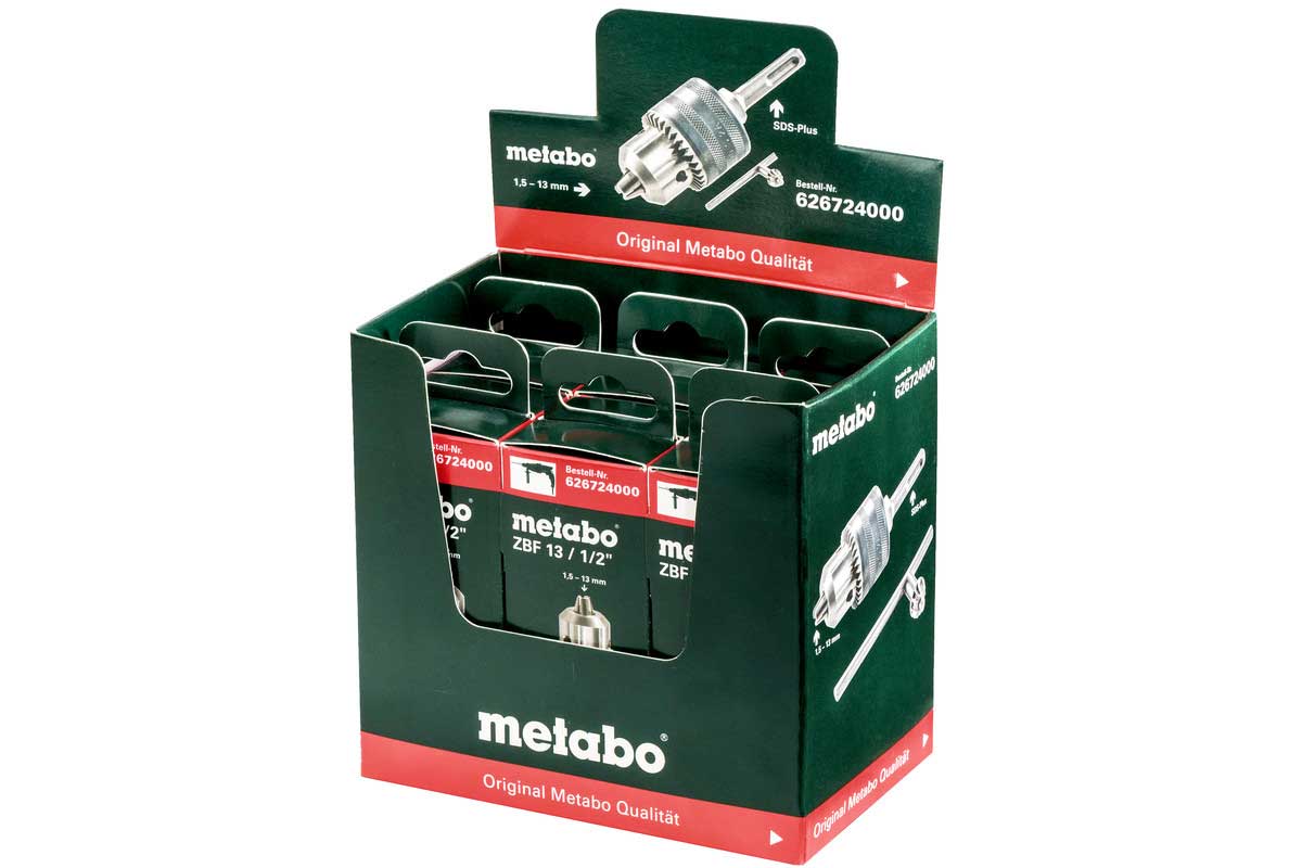 METABO brzostezna glava 1-13 mm sa adapterom - Slika 2