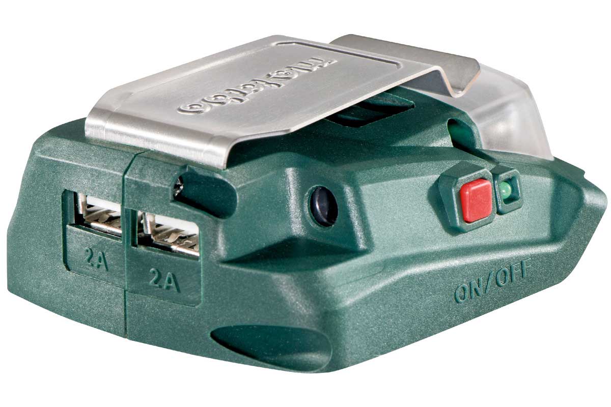 METABO adapter za akumulatore 14,4 - 18V + 2 USB - Slika 3
