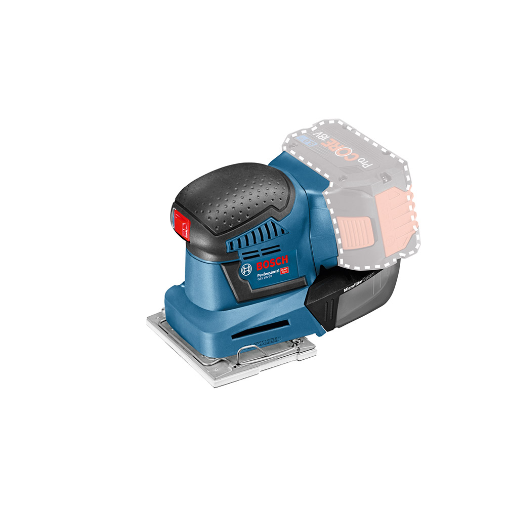 BOSCH aku vibracijska brusilica GSS 18V-10 18V bez baterije