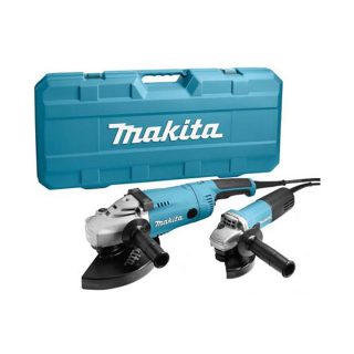 MAKITA set DK0053G - kutna brusilica GA9020 + kutna brusilica 9558HNRG kovčeg