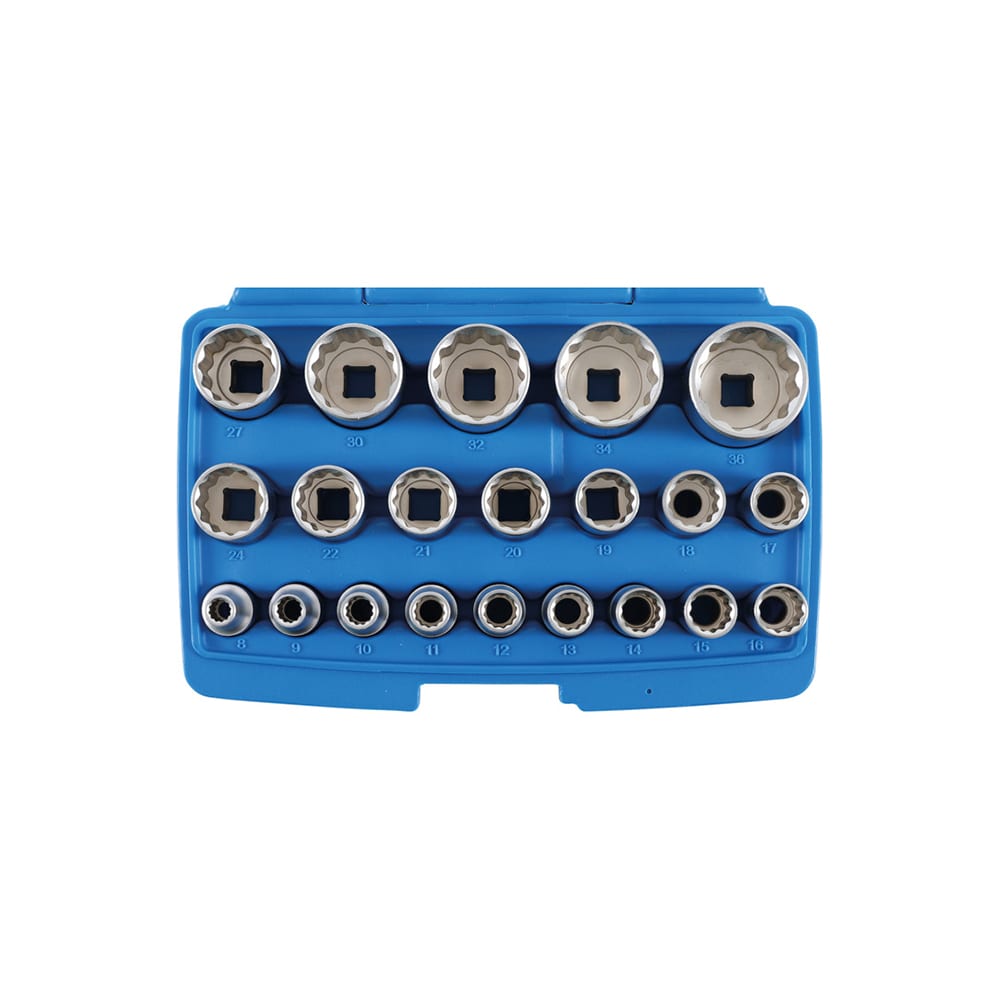 BGS set nasadnih ključeva 8-36 mm 1/2" 12-kut. 21 dj. pro+ 2267