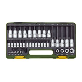 PROXXON set nasadnih ključeva TX HX 1/4" I 1/2" 42-djelni PX23290