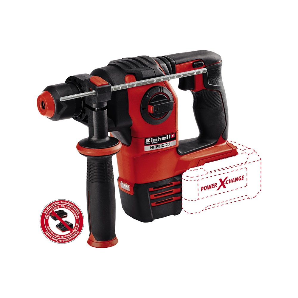 EINHELL PROFESSIONAL aku čekić bušilica HEROCCO BL PXC 18V bez baterije
