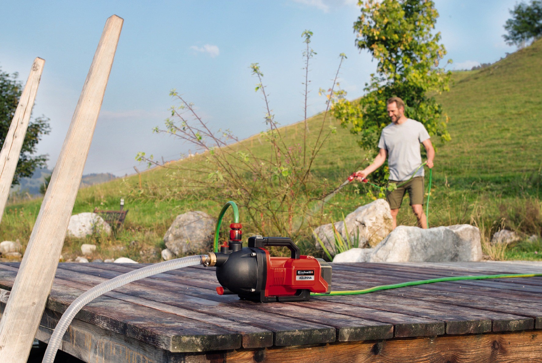 EINHELL aku vrtna pumpa AQUINNA PXC 18+18V bez baterije - Slika 4