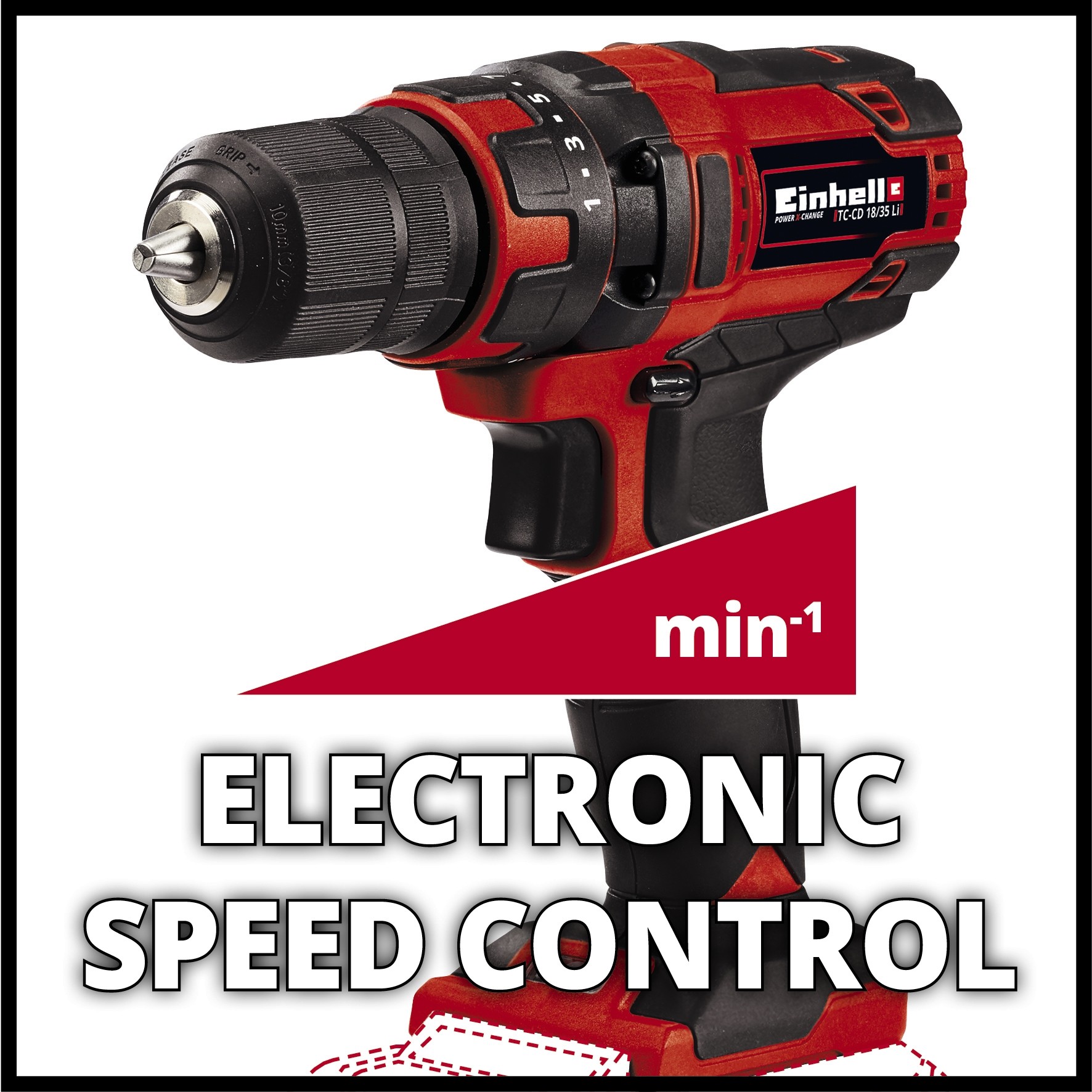 EINHELL aku bušilica TC-CD 18/35 Li PXC 18V bez baterije - Slika 4