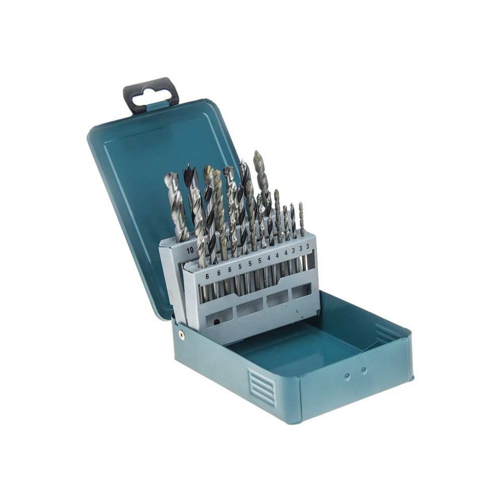 MAKITA set svrdala 18-dijelni 3-10 mm D-46202