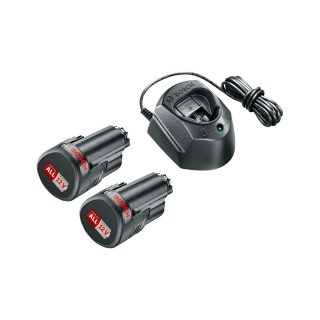 BOSCH aku set PBA 2xAku 12V 2x1,5Ah 1xGAL 1210 CV