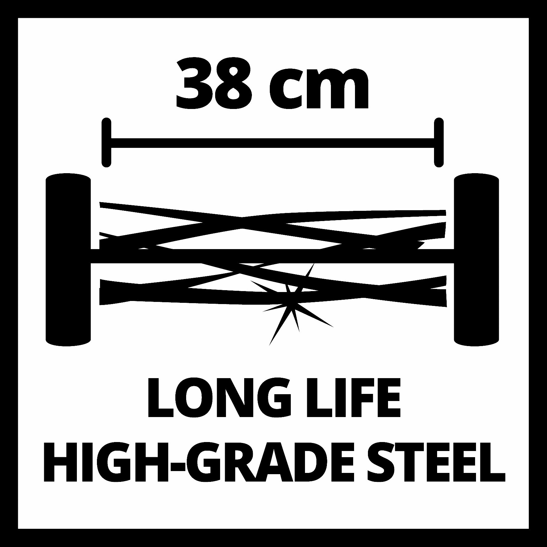 EINHELL aku ručna kosilica GE-HM 18/38 Li PXC 18V bez baterije - Slika 5