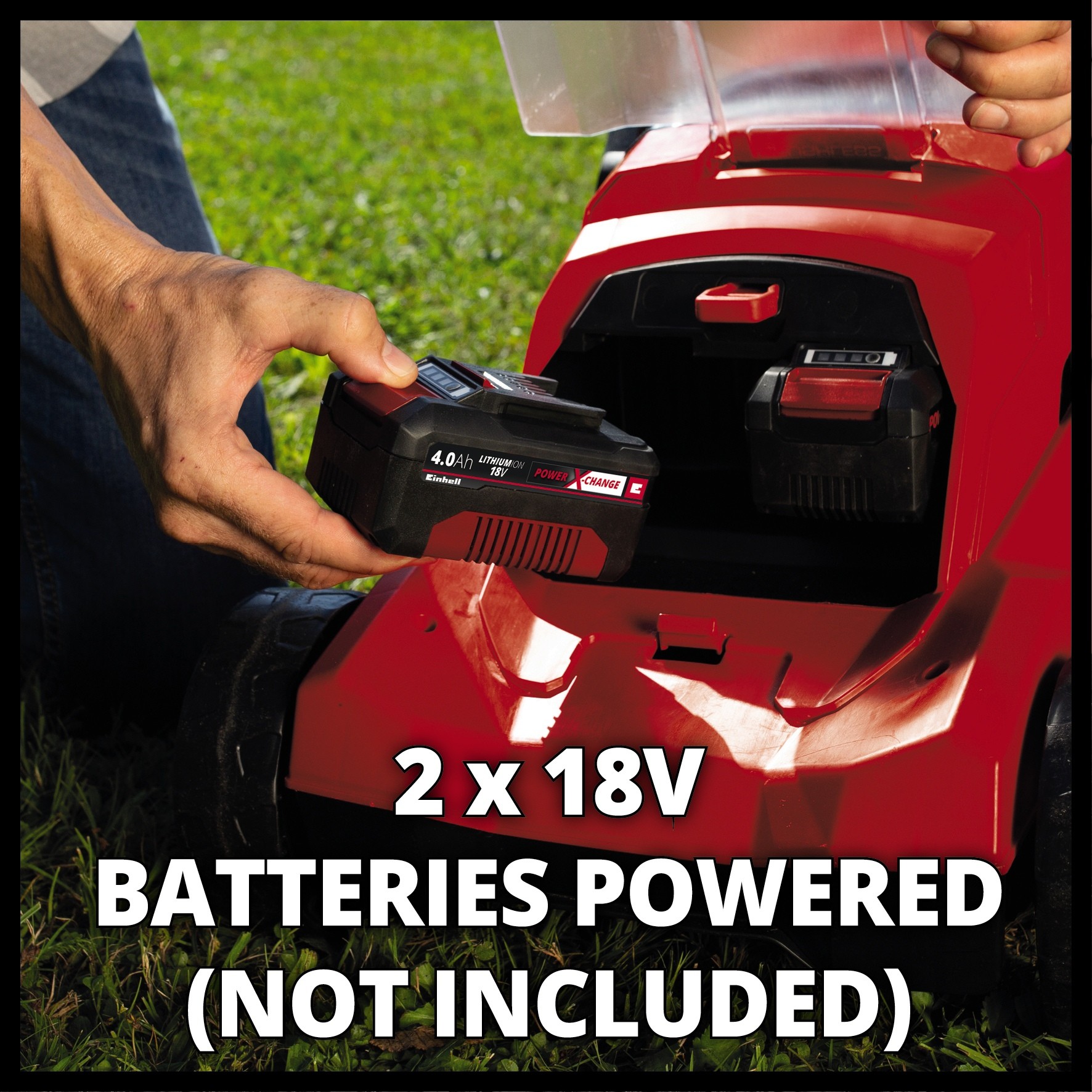 EINHELL aku kosilica za travu GE-CM 36/37 Li PXC 18+18V bez baterije - Slika 6