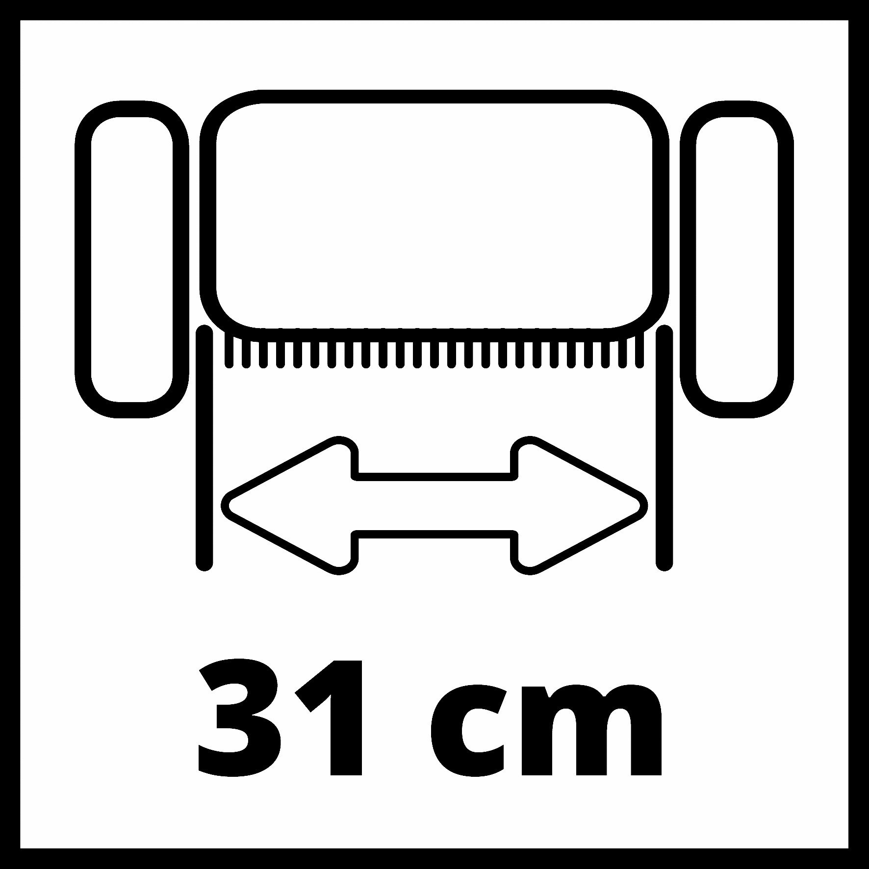 EINHELL aku prozračivač trave GC-SC 36/31 Li PXC 18+18V bez baterije - Slika 5