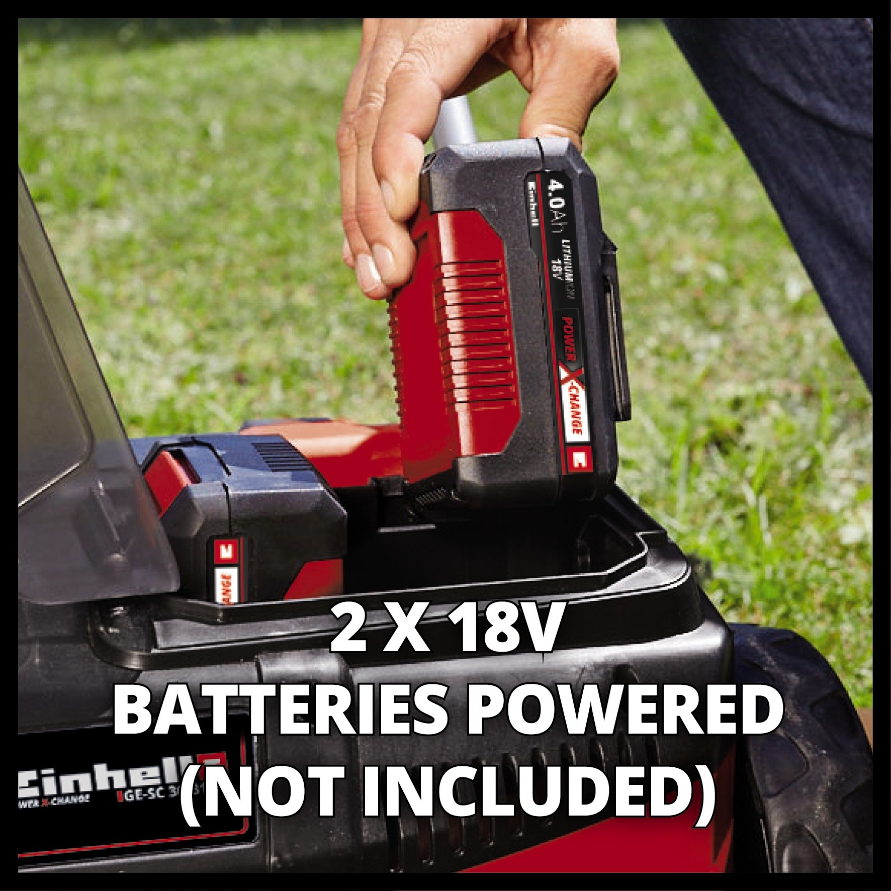 EINHELL aku prozračivač trave GC-SC 36/31 Li PXC 18+18V bez baterije - Slika 7