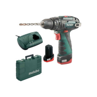 METABO aku udarna bušilica-odvijač PowerMAXX SB BASIC 2xAku 12V 2,0Ah kovčeg