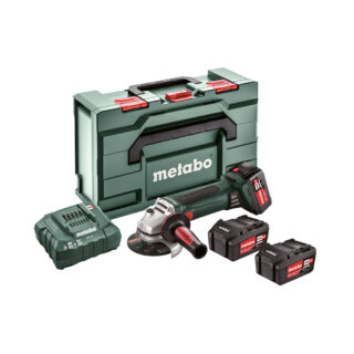 METABO aku kutna brusilica W 18 LTX 125 3xAku 18V 4,0Ah MetaBOX