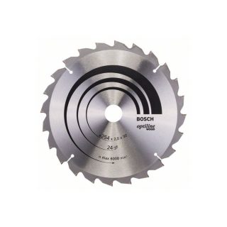 BOSCH list kružne pile 254x30x2,0 mm, 24Z, Optiline Wood