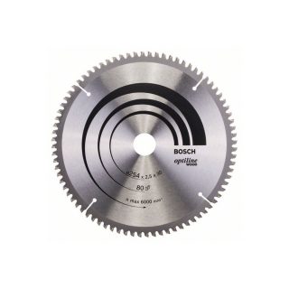 BOSCH list kružne pile 254x30x2,5 mm, 80Z, Optiline Wood