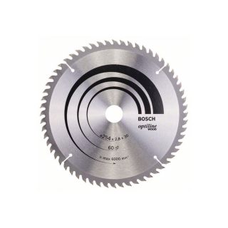 BOSCH list kružne pile 254x30x2,8 mm, 60Z, Optiline Wood
