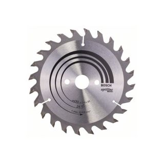 BOSCH list kružne pile 150x20/16x2,4 mm, 24Z, Optiline Wood