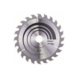 BOSCH list kružne pile 210x30x2,8 mm, 24Z, Optiline Wood