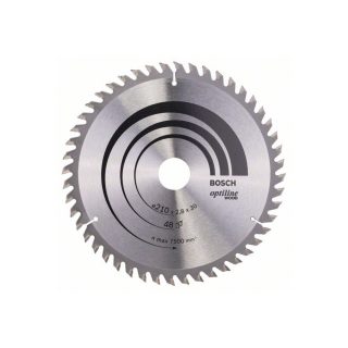 BOSCH list kružne pile 210x30x2,8 mm, 48Z, Optiline Wood