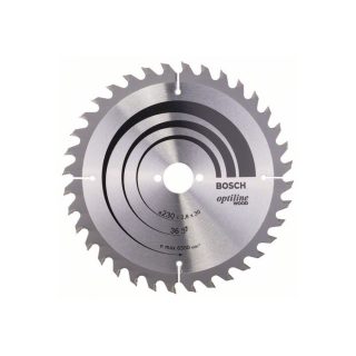 BOSCH list kružne pile 230x30x2,8 mm, 36Z, Optiline Wood