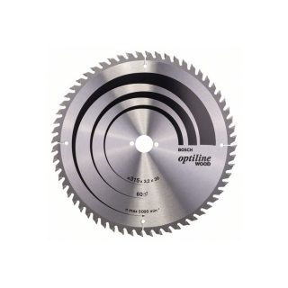 BOSCH list kružne pile 315x30x3,2 mm, 60Z, Optiline Wood