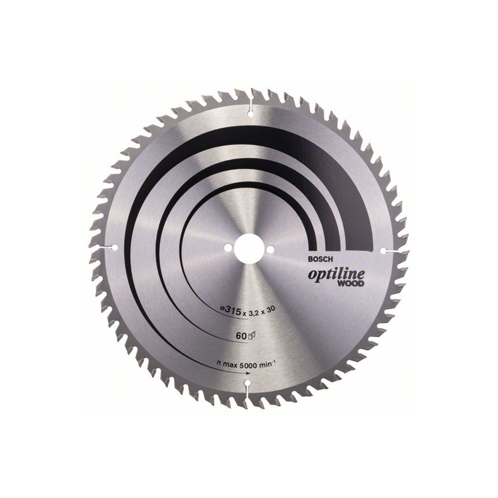 BOSCH list kružne pile 315x30x3,2 mm, 60Z, Optiline Wood