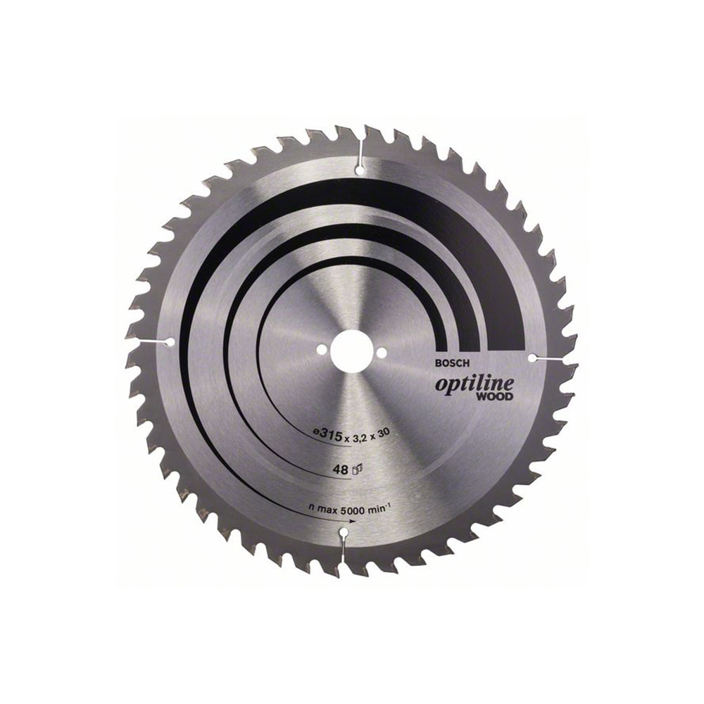 BOSCH list kružne pile 315x30x3,2 mm, 48Z, Optiline Wood