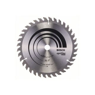 BOSCH list kružne pile 184x16x2,6 mm, 36Z, Optiline Wood