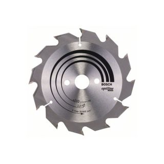 BOSCH list kružne pile 150x20/16x2,4 mm, 12Z, Optiline Wood