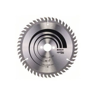 BOSCH list kružne pile 160x20/16x1,8 mm, 48Z, Optiline Wood