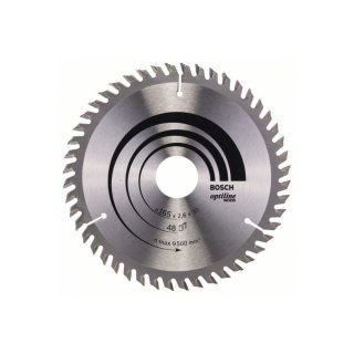 BOSCH list kružne pile 165x30x2,6 mm, 48Z, Optiline Wood
