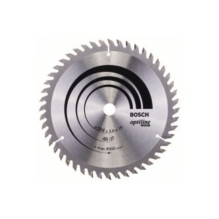 BOSCH list kružne pile 184x16x2,6 mm, 48Z, Optiline Wood