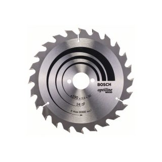BOSCH list kružne pile 190x30x2,0 mm, 24Z, Optiline Wood