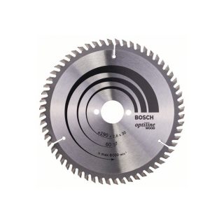 BOSCH list kružne pile 190x30x2,6 mm, 60Z, Optiline Wood