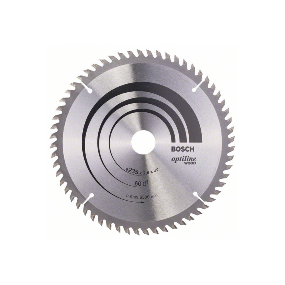 BOSCH list kružne pile 235x30/20x2,8 mm, 60Z, Optiline Wood