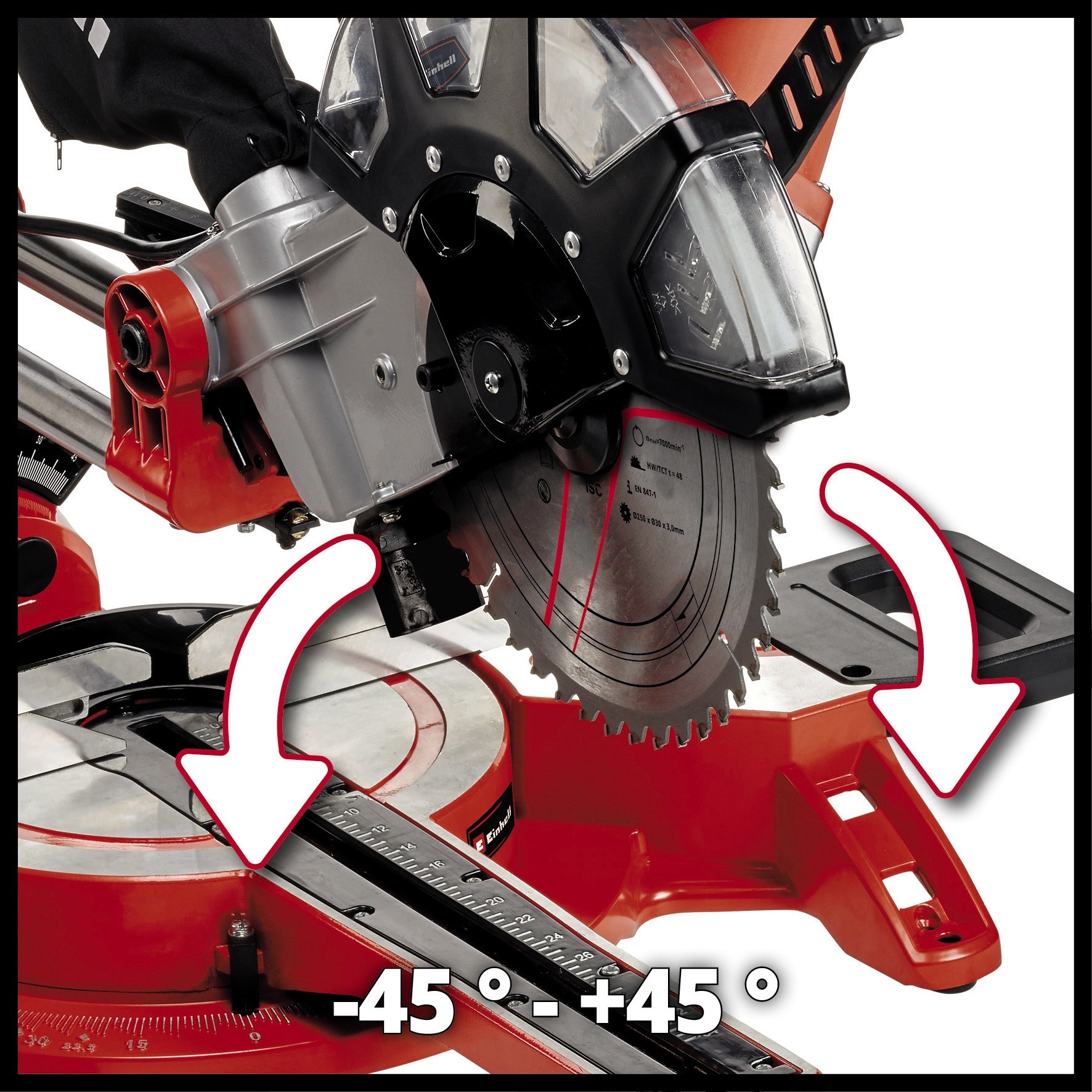 EINHELL potezna pila TC-SM 2534/1 Dual - Slika 4