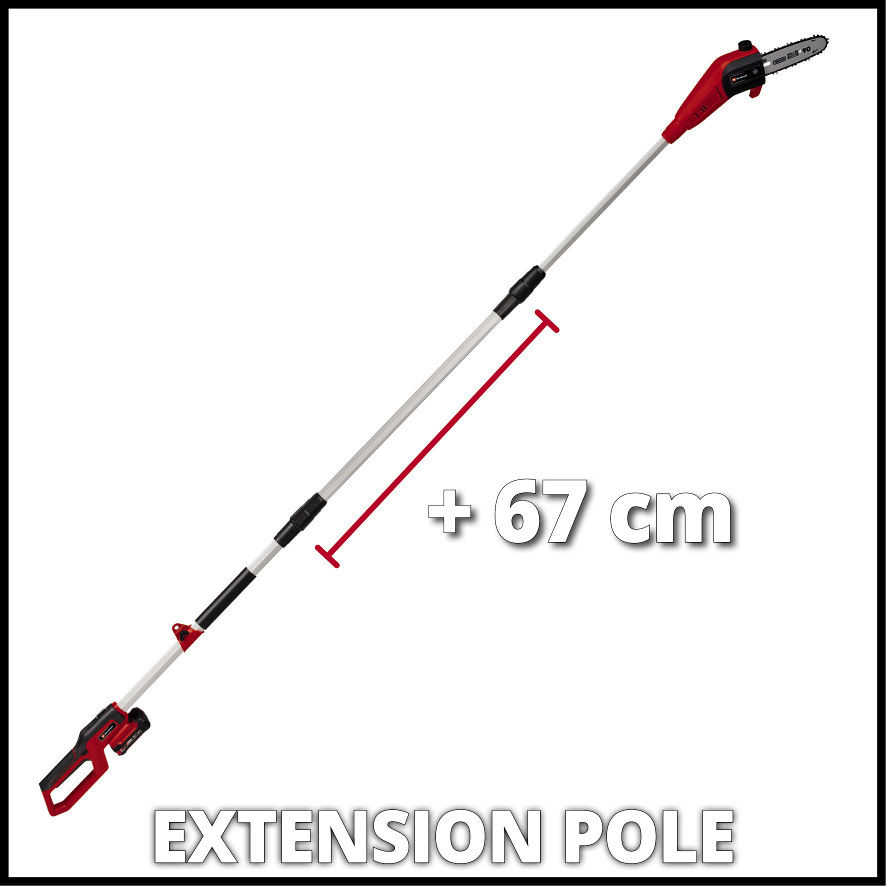 EINHELL aku teleskopska pila GC-LC 18/20 Li T PXC 18V bez baterije - Slika 3