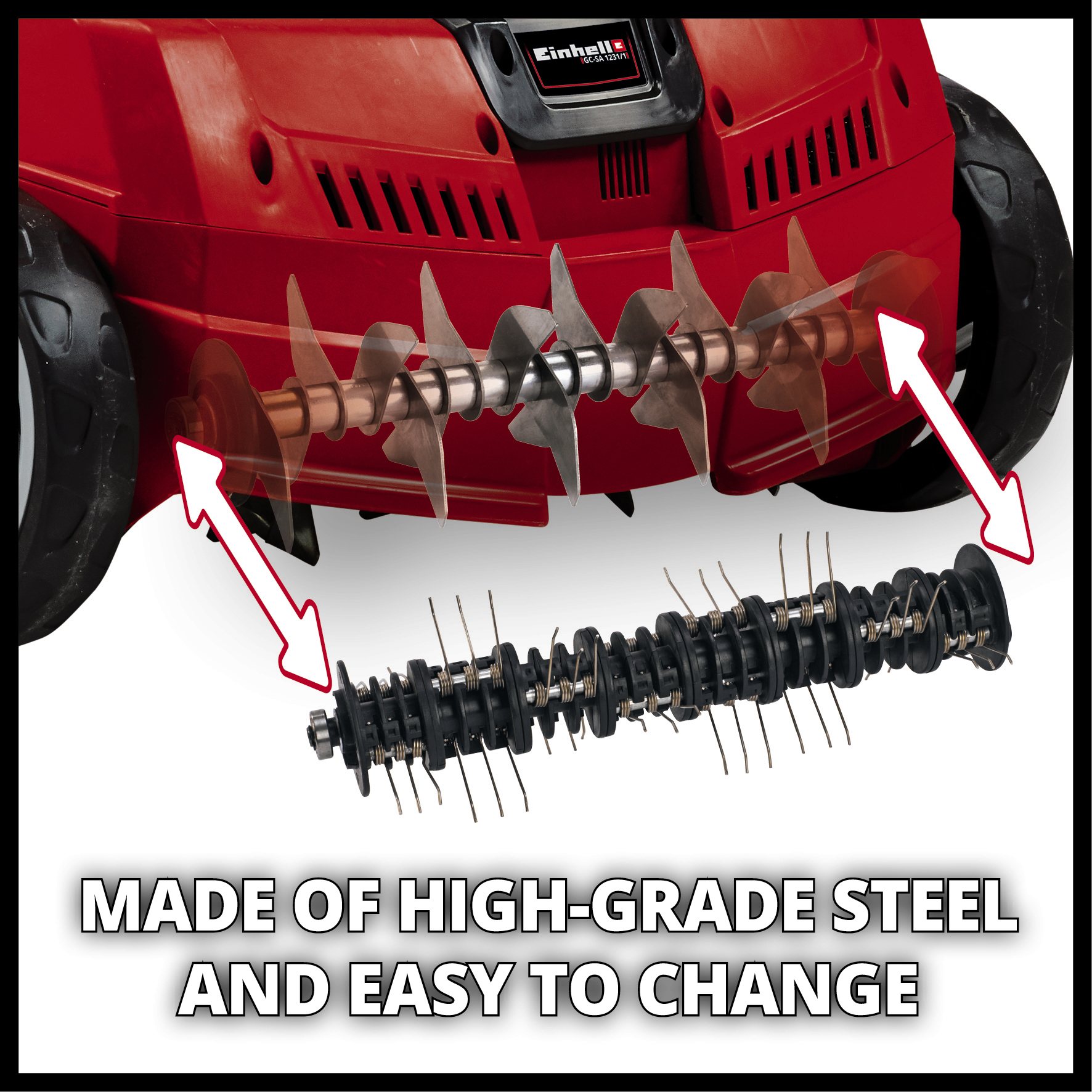 EINHELL električni prozračivač trave GC-SA 1231/1 - Slika 4