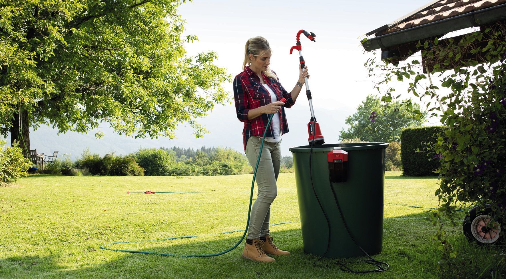 EINHELL aku potopna pumpa za čistu vodu GE-PP 18 RB Li PXC 18V bez baterije - Slika 8