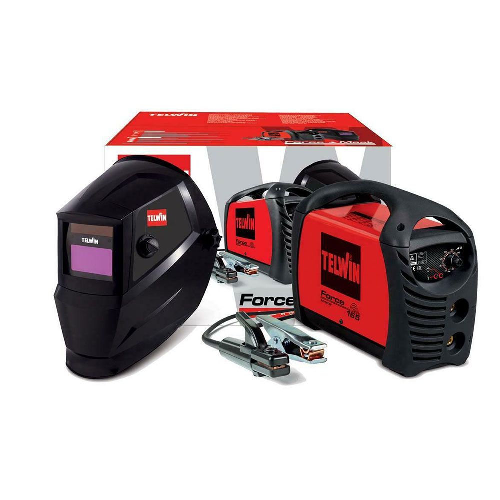 TELWIN aparat za zavarivanje rel inverter FORCE 165 150A + maska