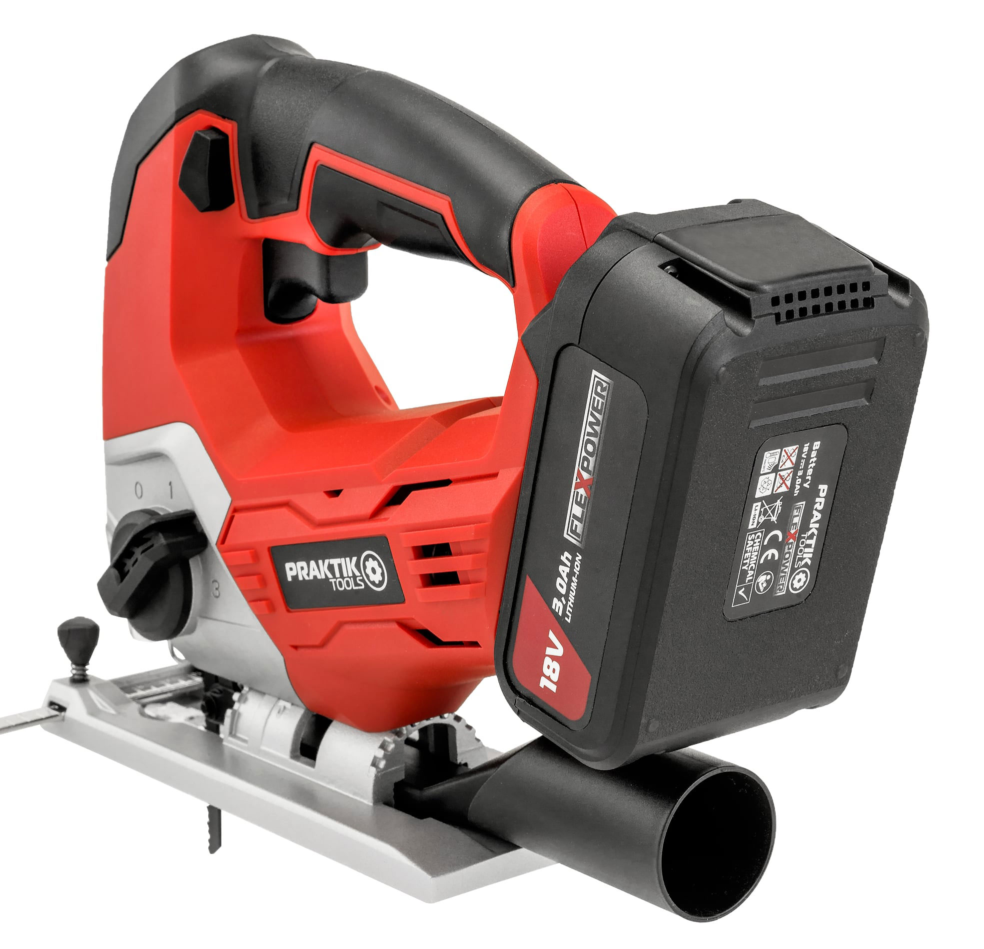 PRAKTIK aku ubodna pila PTQ042 FlexPower 18V bez baterije - Slika 3