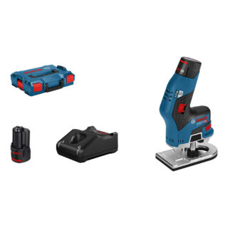 BOSCH aku glodalica za rubove GKF 12V-8 2xAku 12V 3,0Ah L-Boxx