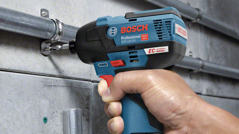 BOSCH aku udarni stezač GDR 12V-110 2xAku 12V 3,0Ah L-Boxx - Slika 2