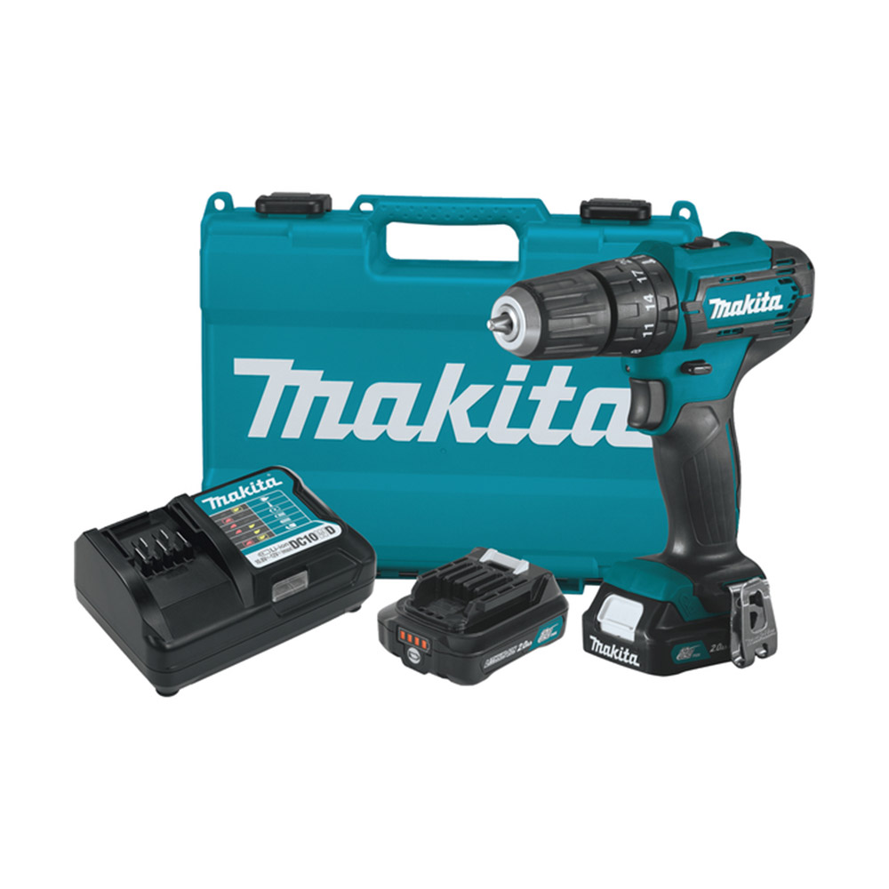 MAKITA aku udarna bušilica-odvijač HP333DWAE 2xAku 12V 2,0Ah kovčeg