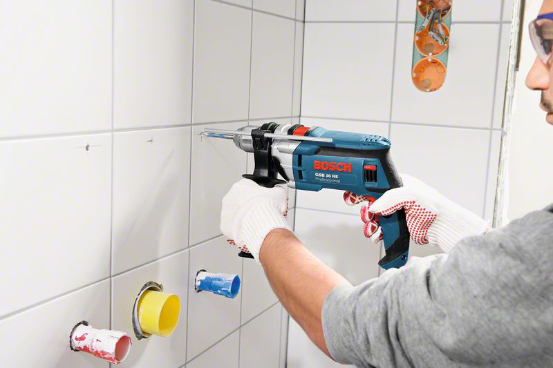 BOSCH udarna bušilica GSB 16 RE brzostezna glava - Slika 2