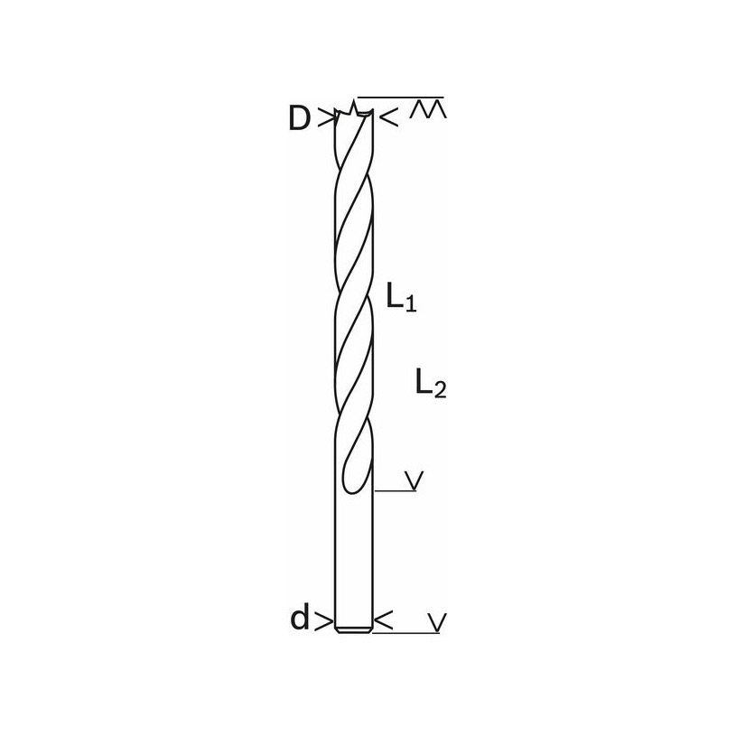 BOSCH svrdlo za drvo Standard 7x109/69 mm - Slika 3