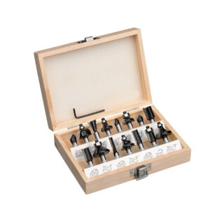 KWB set glodala 8 mm u drvenom kovčegu 15/1