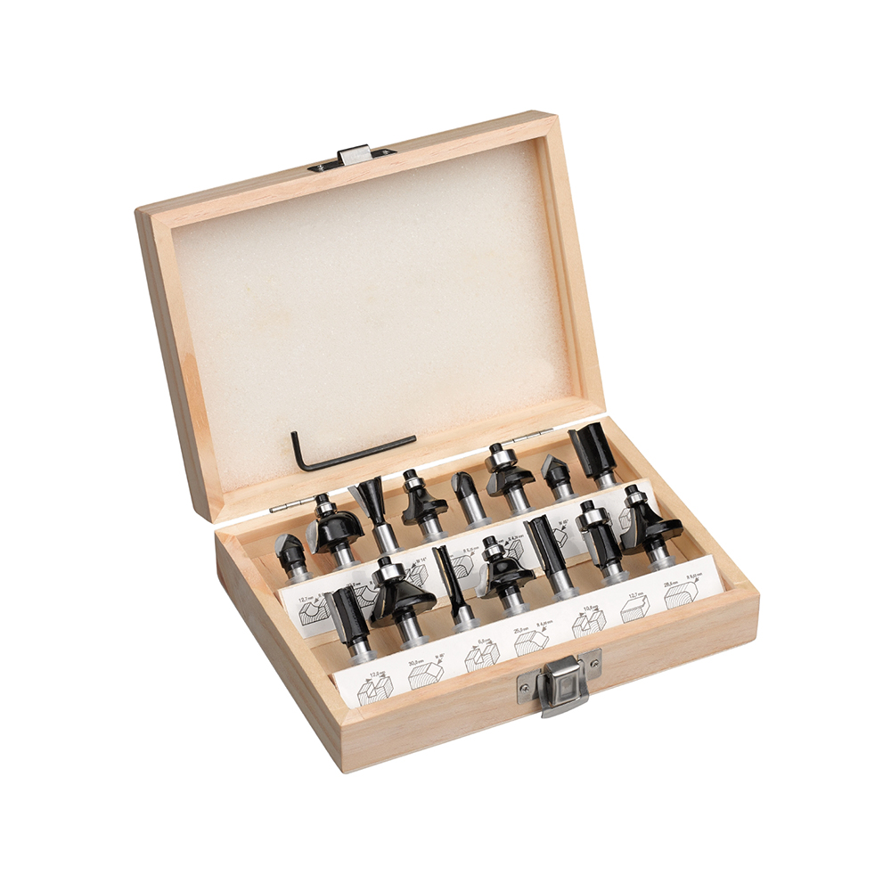 KWB set glodala 8 mm u drvenom kovčegu 15/1