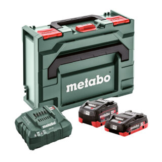 METABO aku set 2xAku 18V 1x4,0Ah + 1x5,5Ah + punjač ASC 55 MetaLoc